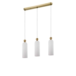 kinkiecik.pl Piega 3 wisząca biała LP-939/3L white LIGHT PRESTIGE